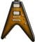 Epiphone Flying V Prophecy Guitar Yellow Tiger Aged Gloss Body View